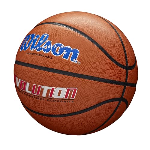 Wilson Evolution Jeu Basketball Cuir Composite Premium pour Intérieur