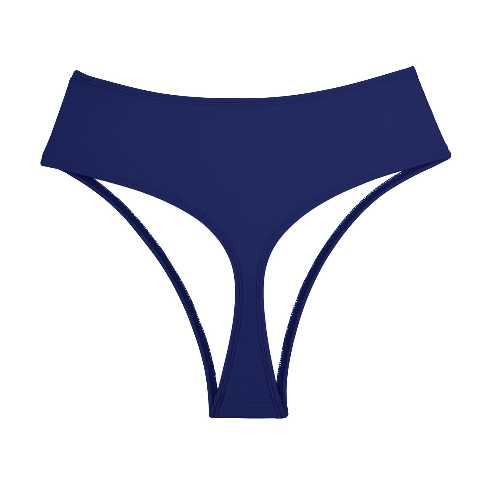 Kepblom Women's Thong Rave Bottoms High Waisted Bikini Bottom High Cut Panties for Dance Festival…