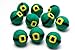 Green Leprechaun Buckle Ball St Patrick's Day Shapes- 1.25