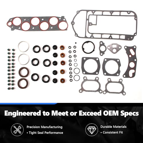 Image of AUCERAMIC HS26334PT Cylinder Head Gasket Set Fit for 2003 2004 2005 2006 2007 Honda Accord 3.0L V6 SOHC J35A4 J34A5