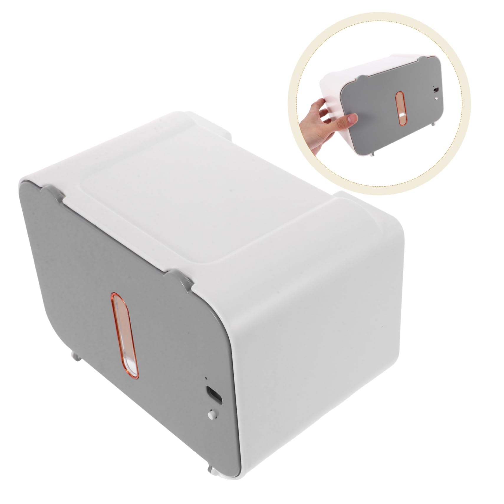 Artibetter Distributore Automatico di Asciugamani di Carta da Parete, senza Contatto, in Abs e Metallo, per Bagno e Cucina