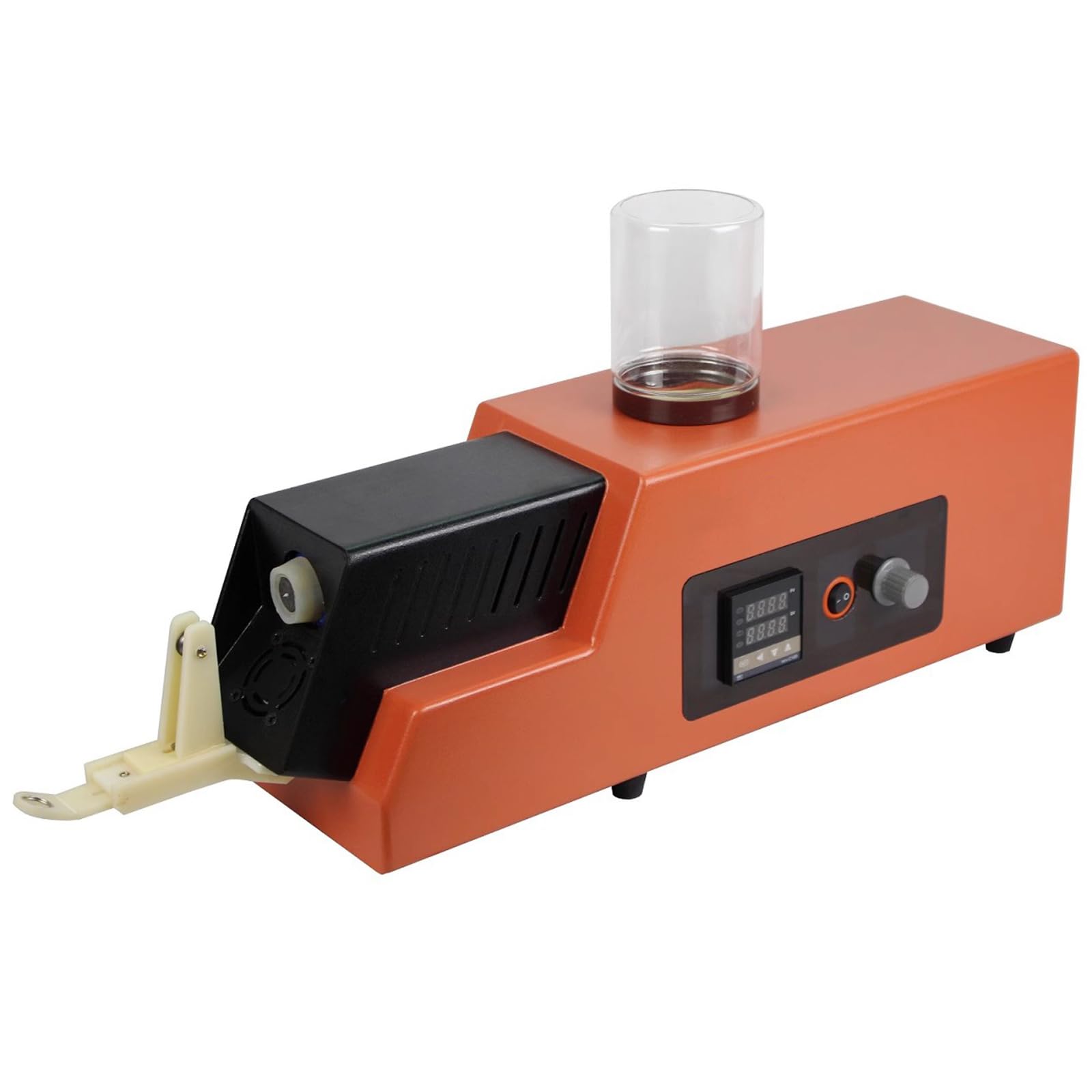 Extrusora de filamentos de escritorio, fabricante de filamentos de impresión 3D con 2 moldes de 1,75/3 mm, velocidad ajustable de 300-650 mm/min, para PLA ABS PVA