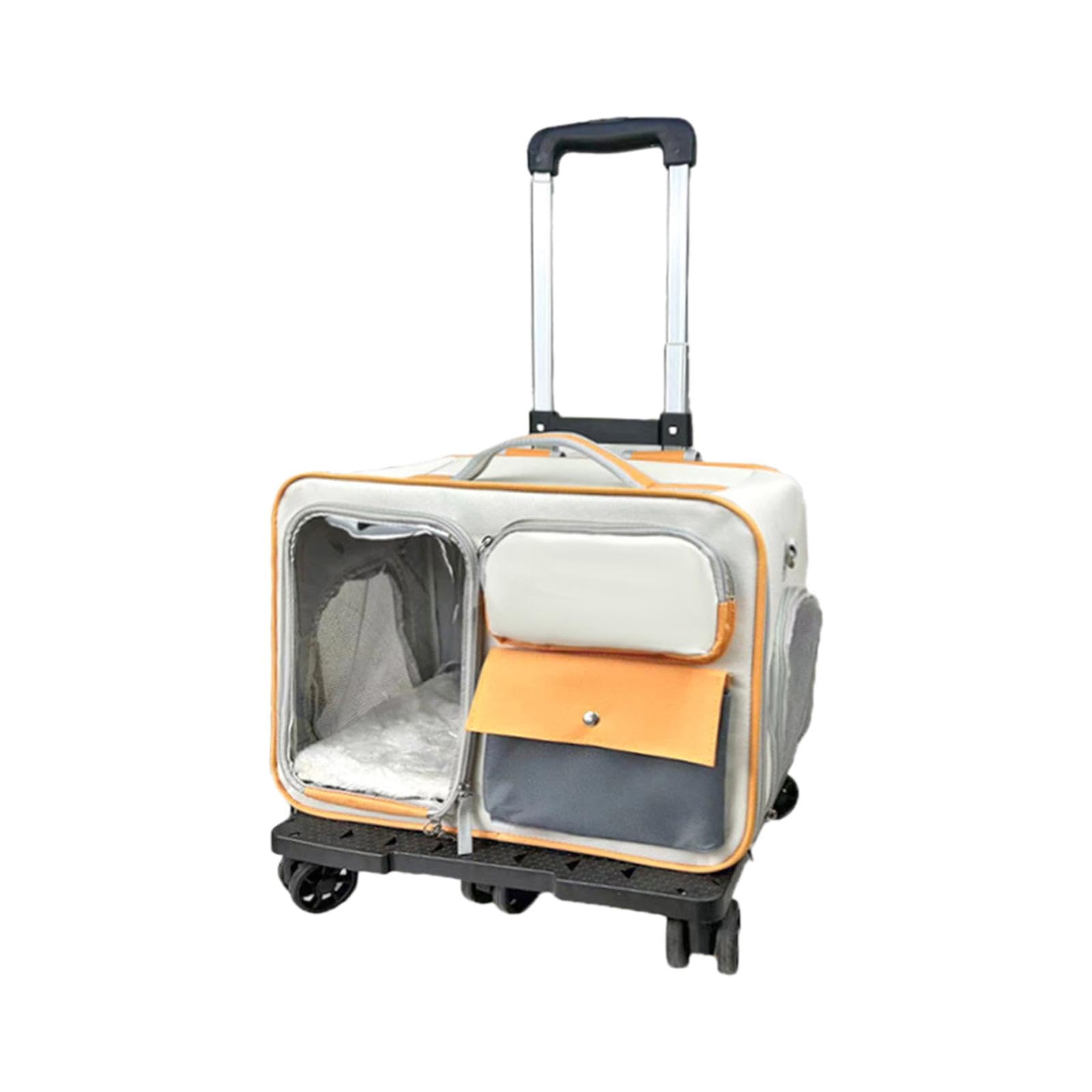 Bolsa de Transporte para Mascotas Transportín para Mascotas Transportín para Gatos con Ruedas Transportín para Gatos Y Perros Pequeños para Viajes Y E