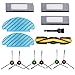 iAmoy Recambios Compatible con Ecovacs OZMO T8 AIVI T8 T8Pro Robot Aspiradora 6 Cepillos Laterales + 3 Filtros + 2 Paño de Limpieza + 1 Cepillo