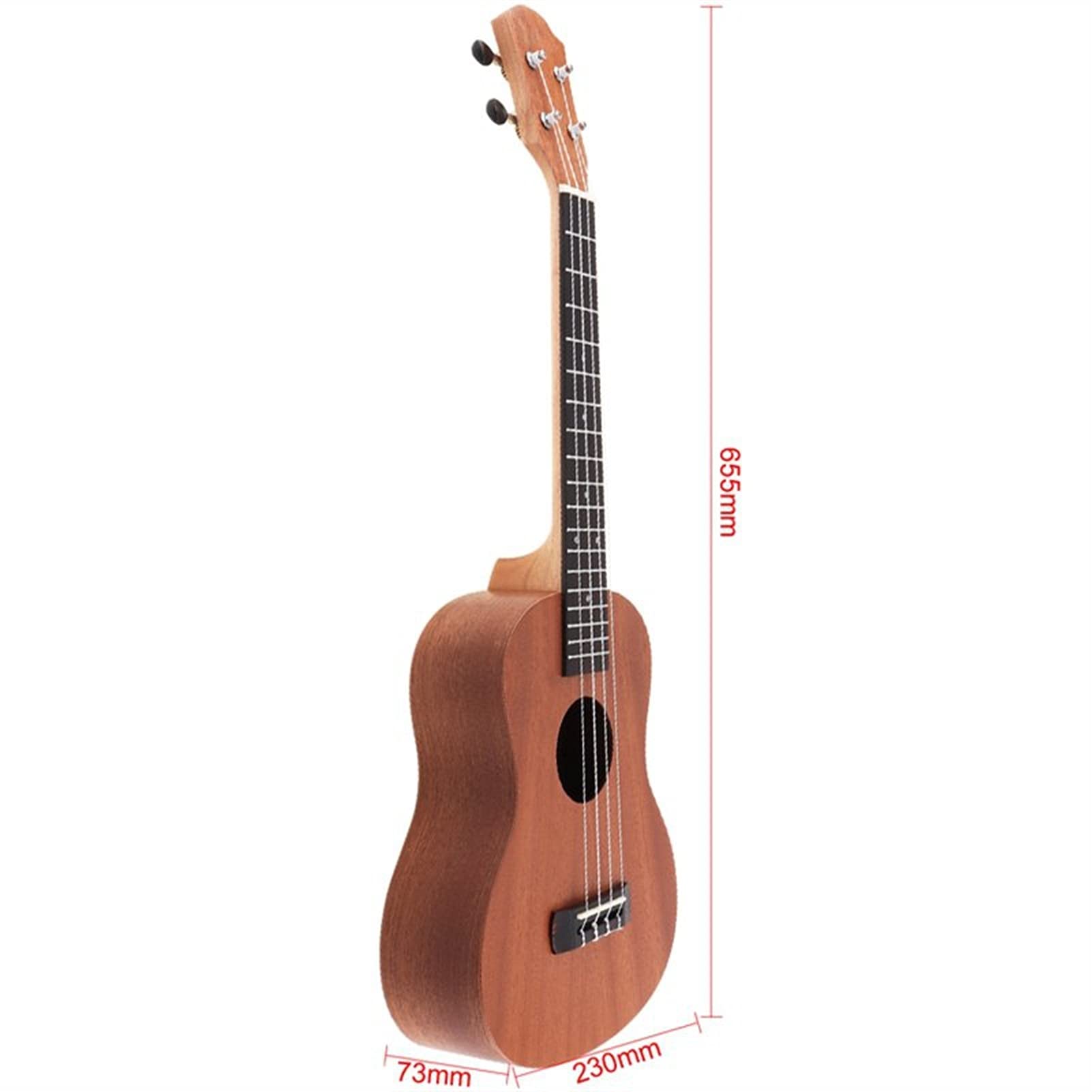 Ukulele 26 Pollici Ukulele Acoustic Guitar Sapele Wood Ukulele Hawaii 4 String Guitar Concerto Ukulele