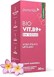 Puravida Ácido Fólico Bio Vit B9+ Sabor Tangerina 20ml