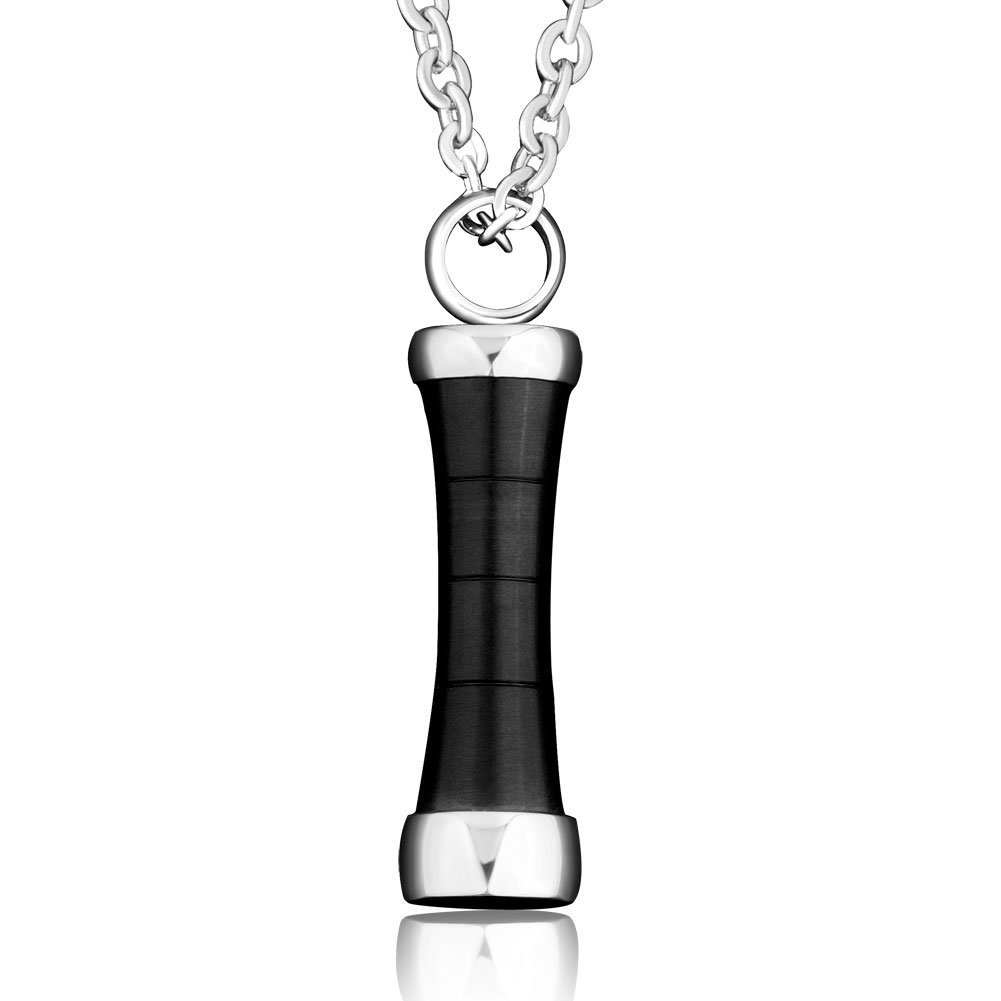 LovelyJewelry Memorial Necklace Cylinder Cremation Pendants Cremation Necklaces for Ashes