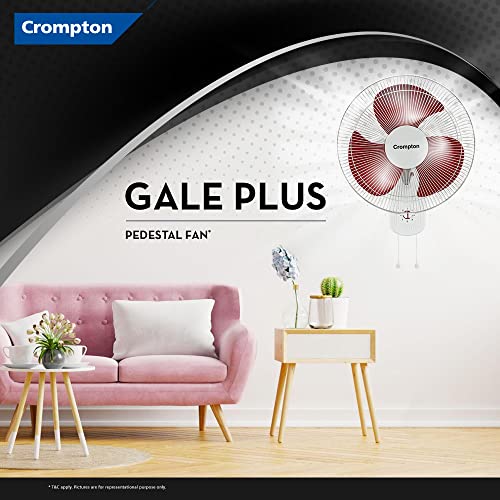 Image of Crompton Gale Plus High Speed 400 mm Wall Fan with Double Ball Bearing & Synchronous Motor