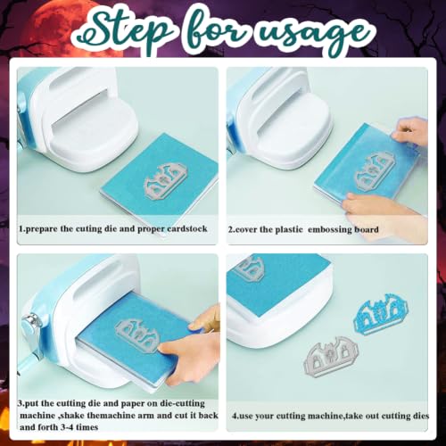 DELORIGIN Halloween Witch Card Holder Cutting Die Coin Holder Card Making Die Stencil Carbon Steel Die Cuts Scrapbooking Embossing Template for Greeting Cards Craft Album Letter Invitation Decor - Image 7