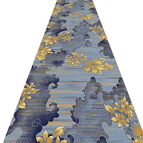 Tapis de passage d'allée 3D moderne en polyester lavable 0.6x2m