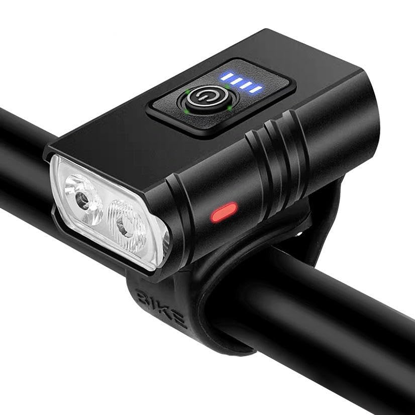 Bike Lights Front Super Bright Bicycle Lights IPX6 Waterproof Cycle Lights, Durable Bike Light Easy To Install USB Rechargeable Mountain Bike Lights For Riding