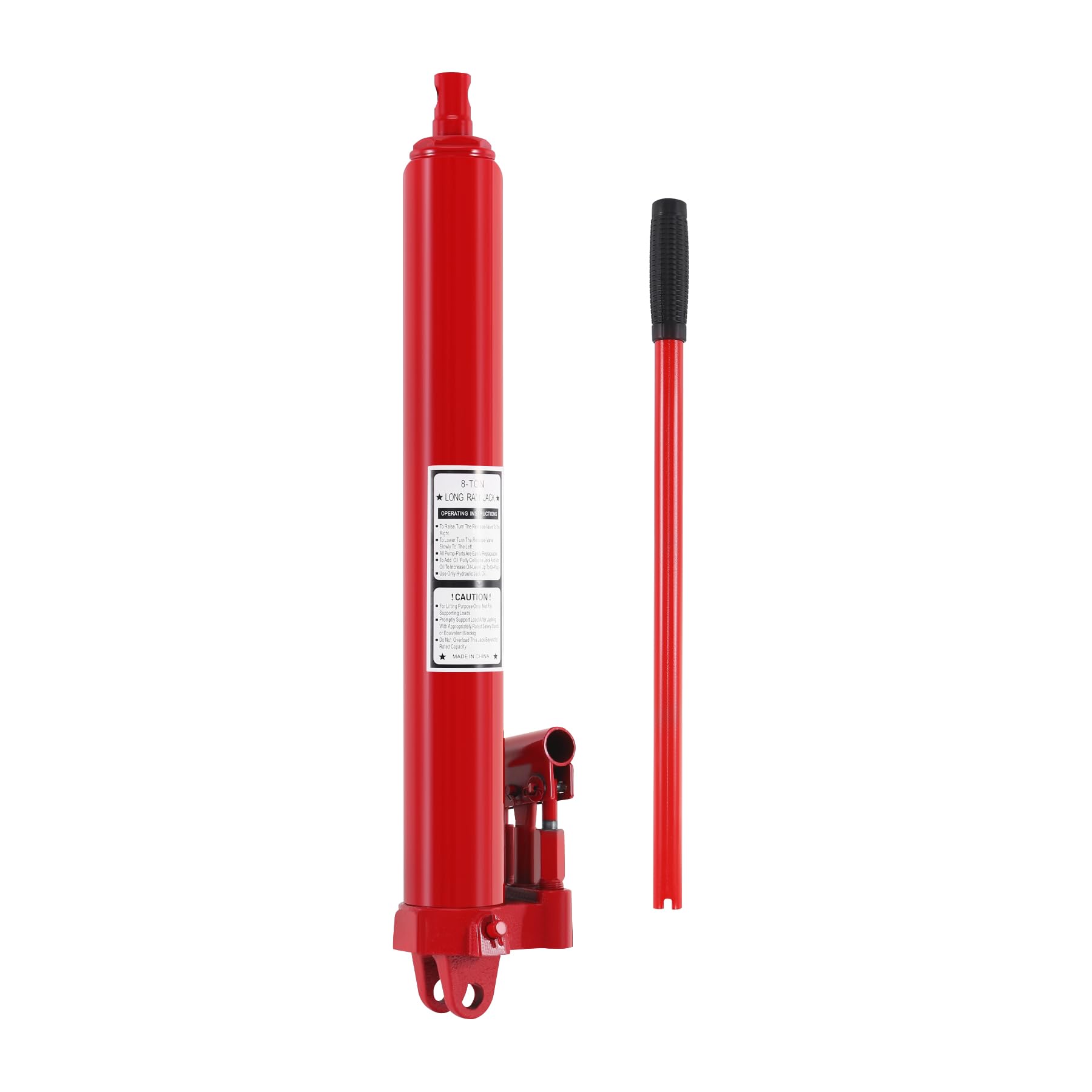 Cilindro hidráulico 8T Hub con doble bomba hidráulica cilindro telescópico hasta 112 cm