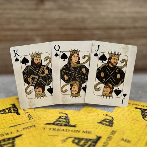 Baraja de Poker History America Don’t Tread On Me miniatura 4