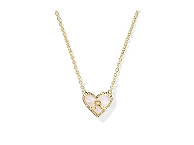 Kendra Scott Heart Letter R Short Pendant Women