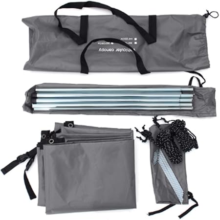 Heckklappe Sonnenschutz HpLive Outdoor Tarp Camping Sonnensegel   Wasserdichtes Auto Vordach Fr SUV, Wohnwagen & Camper
