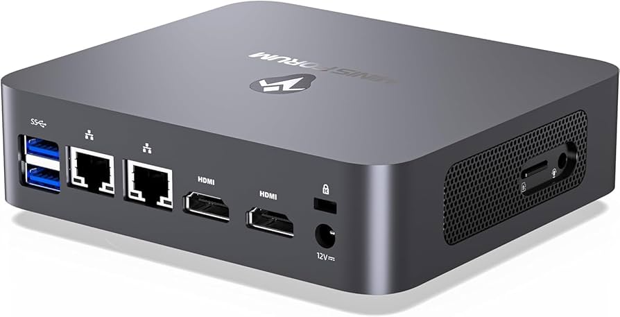 Mini PC Minis Forum UN305, Intel Core i3-N305 3.8 GHz, RAM 8GB
