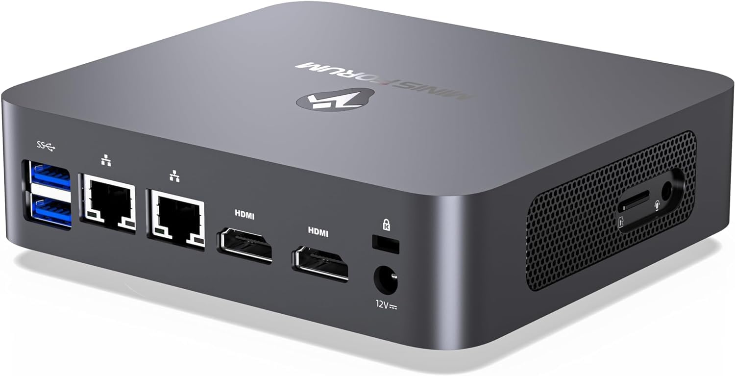 Mini PC Minis Forum UN305, Intel Core i3-N305 3.8 GHz, RAM
