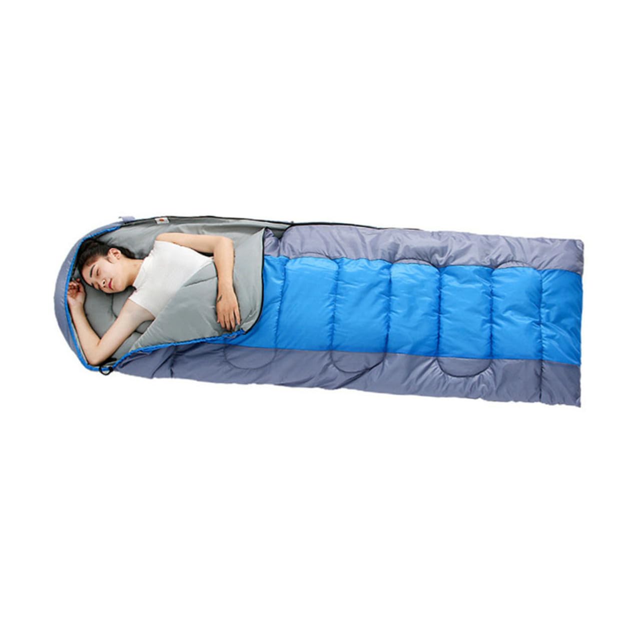 Toyvian Saco de Dormir para Acampar Exterior y Adultos Material Ligero Invierno para Camping Clima Frío