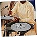 Kisangel Percussion Tambourine Ching Ring Drum Cymbals Mountable Bell Accessory for Enhanced Sound Effects Quick Installation for Drum Performance