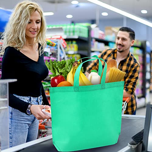 Cuskena Cuskena36 Pcs Reusable Large Tote Bags Bulk 12 Colors Party Gift Tote Bag #TOP3