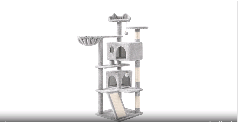 Amazon.com : Yaheetech Cat Tree, 57 inches Cat Tower with