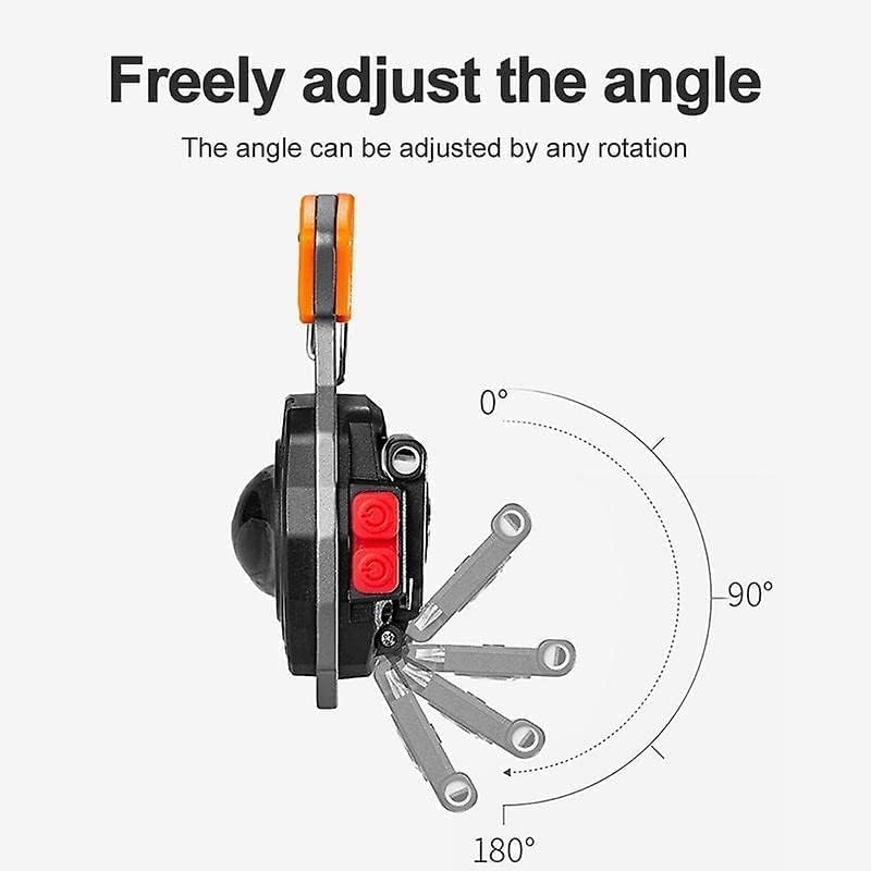 Image of COB Mini Keychain Light, Mini LED Flashlight, 1000 Lumen Bright Rechargeable Flashlight 6 Light Modes, Bottle Opener Whistles with Lighter Outdoor