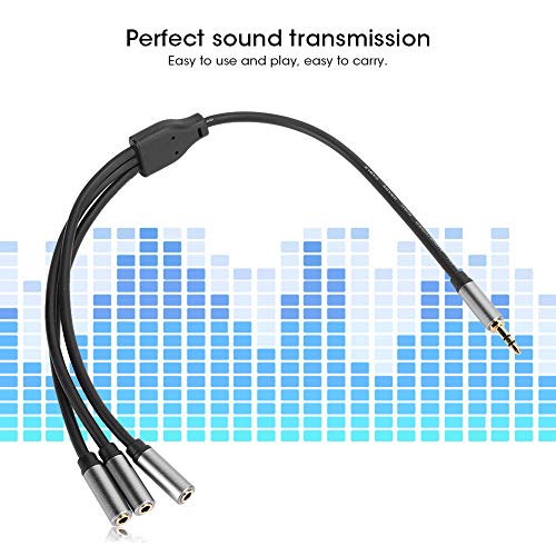 Cable divisor de audio 3.5mm 1 macho a 3 hembras miniatura 5