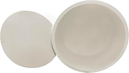 Miniatura 14 de Juego de 2 mesas de centro anidadas, mesas de café redondas de nogal, mesa redonda de madera moderna y mesa auxiliar para espacios pequeños,