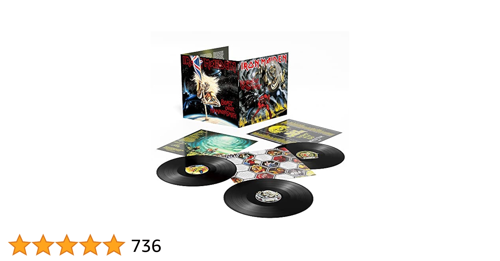 洋楽 TheNumberOfTheBeastBeastOverHammersmith The Number of The Beast Plus Beast Over Hammersmith (Vinyl