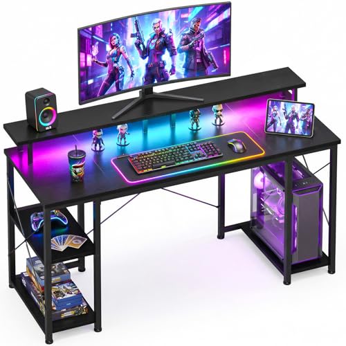 ODK 48-inch LED Desk for a compact gaming setup