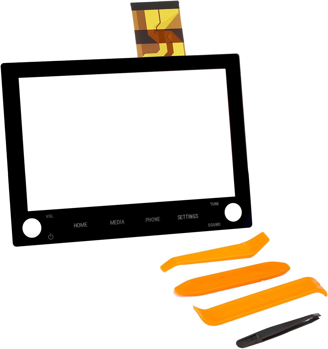 8" Touch Screen Digitizer Replacement for 2020 2021 2022 Mitsubishi Outlander Sport Mitsubishi RVR ASX Replace Part Number #8740A040, 8740A076, 8740A130