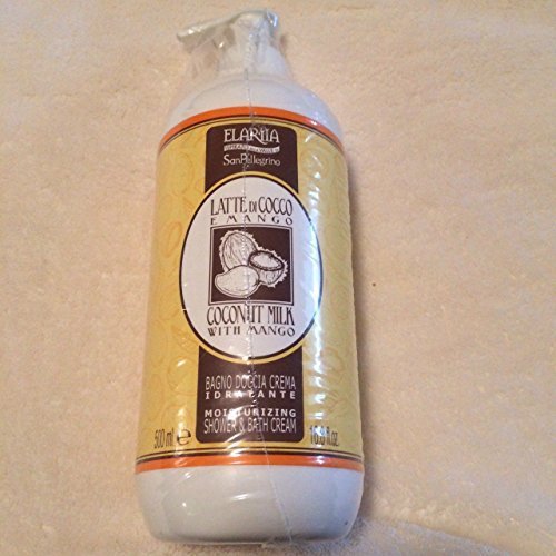 Perlier Elariia Coconut Milk with Mango Moisturizing Shower & Bath Cream 16.8 Fl. Oz. by N/A
