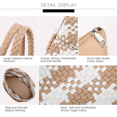 Image of Queenoris Shoulder Bags for Women, Fashion Purses and Handbags Top Handle Vegan Leather Shopper Satchel Large Travel Tote Bag | TOP HANDLE