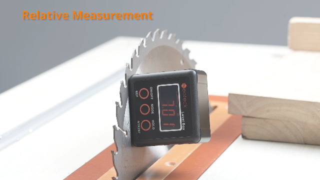 Image of Neoteck Digital Angle Finder Digital Angle Gauge with LCD Backlight Protractor IP54 Waterproof Inclinometer Level Box for Bevel Angle of Miter Saw Automobile Test and Repair and Woodworking - Black