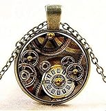 2,5 cm runder Anhänger 25 mm, Kettenlänge: 50,8 cm.