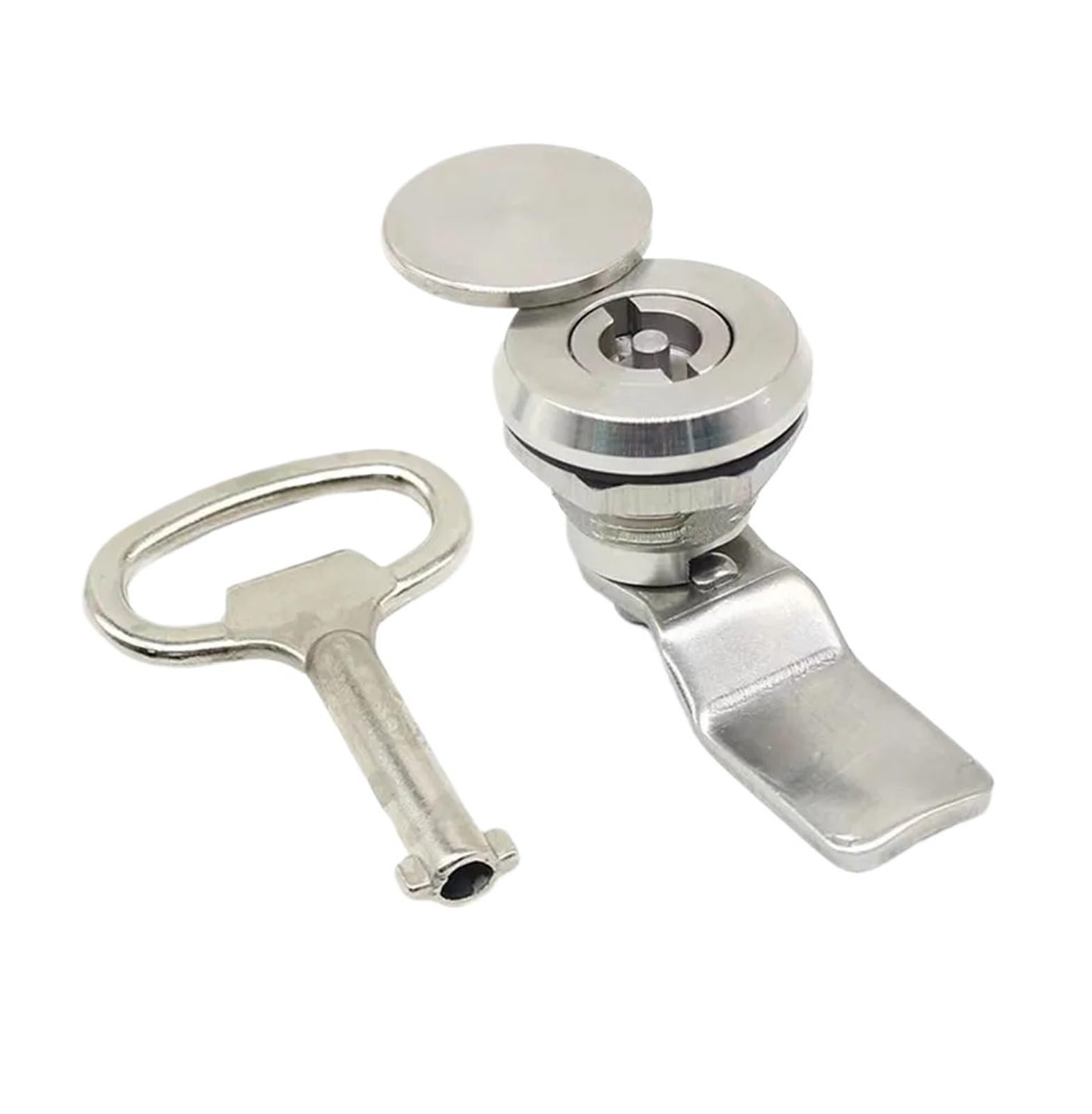 Tjuhgfedcq Airfoil Lock Ms705 Triangle Lock With Cover 304 Stainless Steel Wing Industrial Distribution Box Swivel A400-1 1Pcs