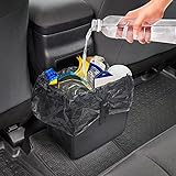 Car Trash Can Bag Bin, Waterproof Hanging Car Garbage Bag Foldable Leakproof Litter Waste Organizer...
