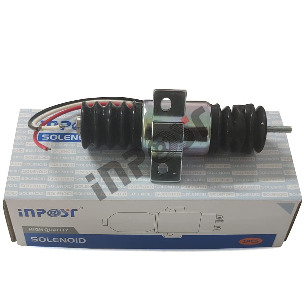 INPOST Solénoïde d'arrêt 12 V SA-4180-12 1756ESDB-12E3ULB2 pour Woodward 3 fils