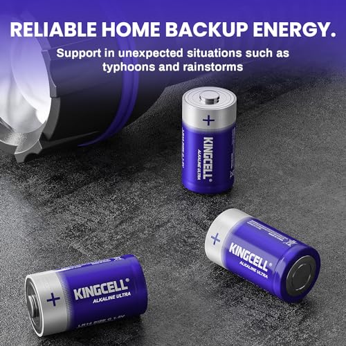 Kingcell C BATTERIES 8 PACK Alkaline Hight Performance C Battery thumb #3