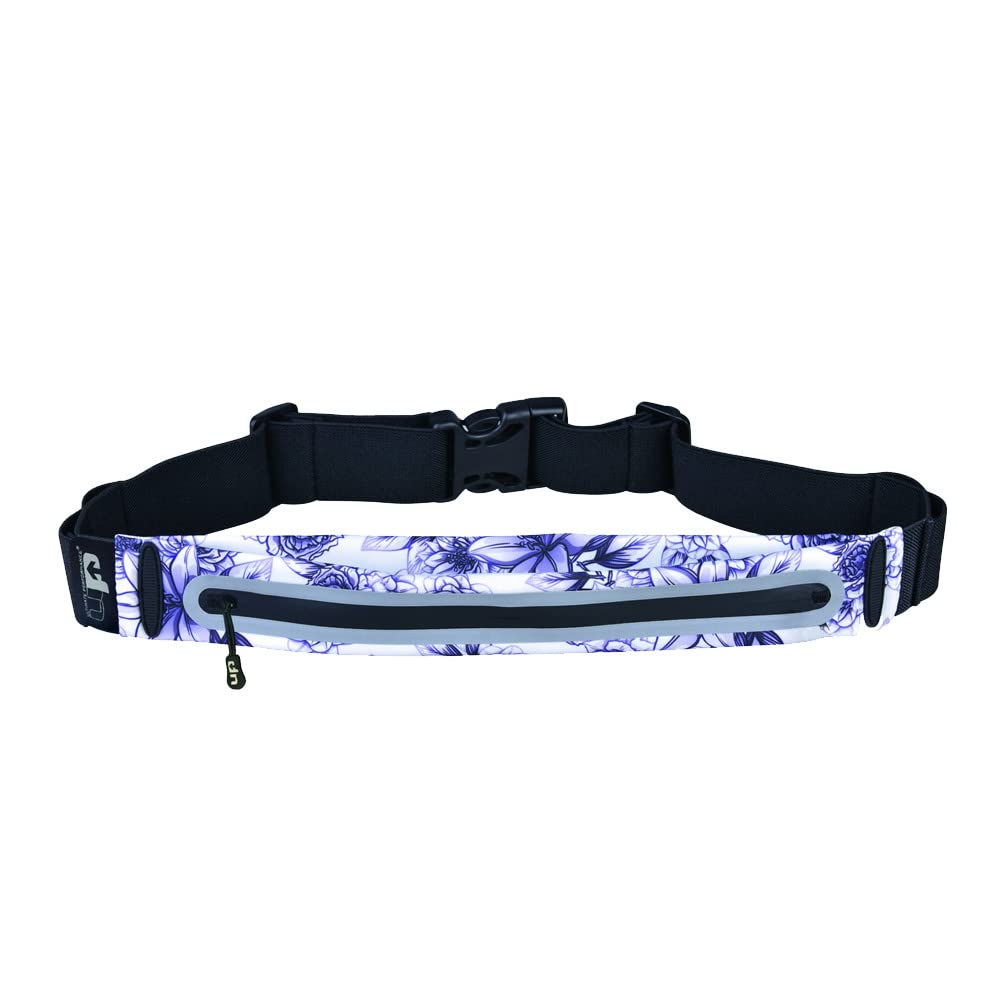 Ultimate Performance Ease Runners Expandable Waist Bag Floral/Reflective