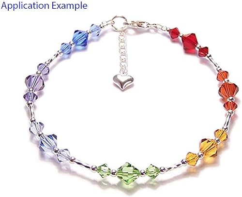 Miniatura 6 de 100 cuentas de cristal de bicono facetadas Preciosa auténticas de 0.236 in con diamantes negros compatibles con cristales de Swarovski Pre-B621