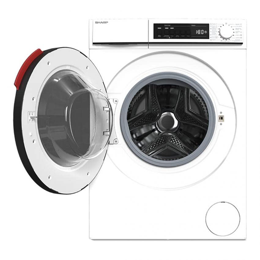 SHARP-Lavadora-Sharp-AD-10KG-1400rpm-15P-Giant-door-asistencia-vapor-antialergico-Blanca