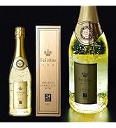 Amazon.co.jp: フェリスタス ロゼ スパークリングワイン ギフト 金箔