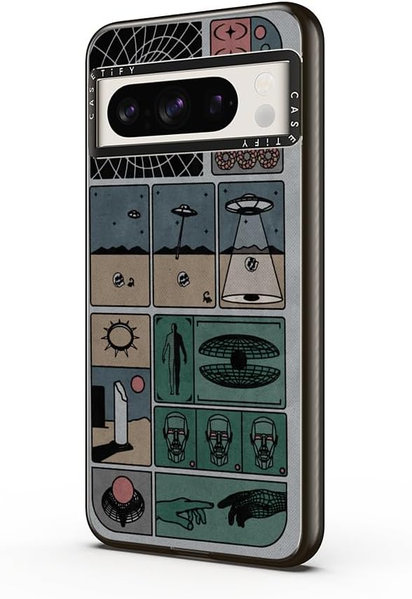 CASETiFY Impact Case for Google Pixel 8 Pro - Research by Other Minerals - Clear Black