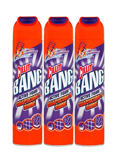 Image of Cillit Bang Active Foam Soapscum & Shower Pack of 3