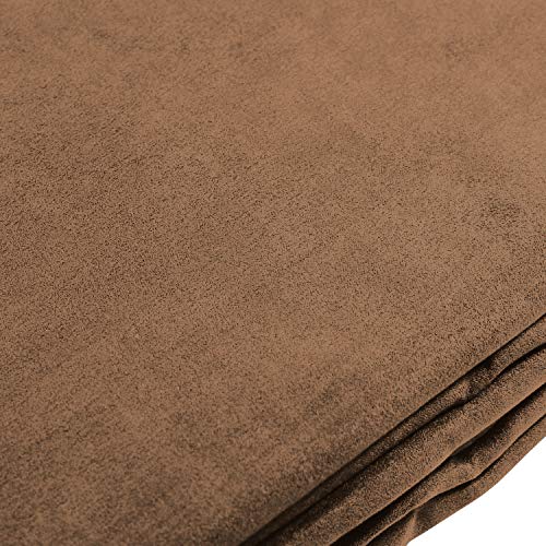 Beautissu Tagesdecke 210x280 cm Überwurfdecken für Sofa Romantica Wildleder-Optik Überwurf Bettabdeckung Tagesdecken Bettüberwurf & Sofaüberwurf Decke Sofa Überwurfdecke Bett Tagesdecke Braun