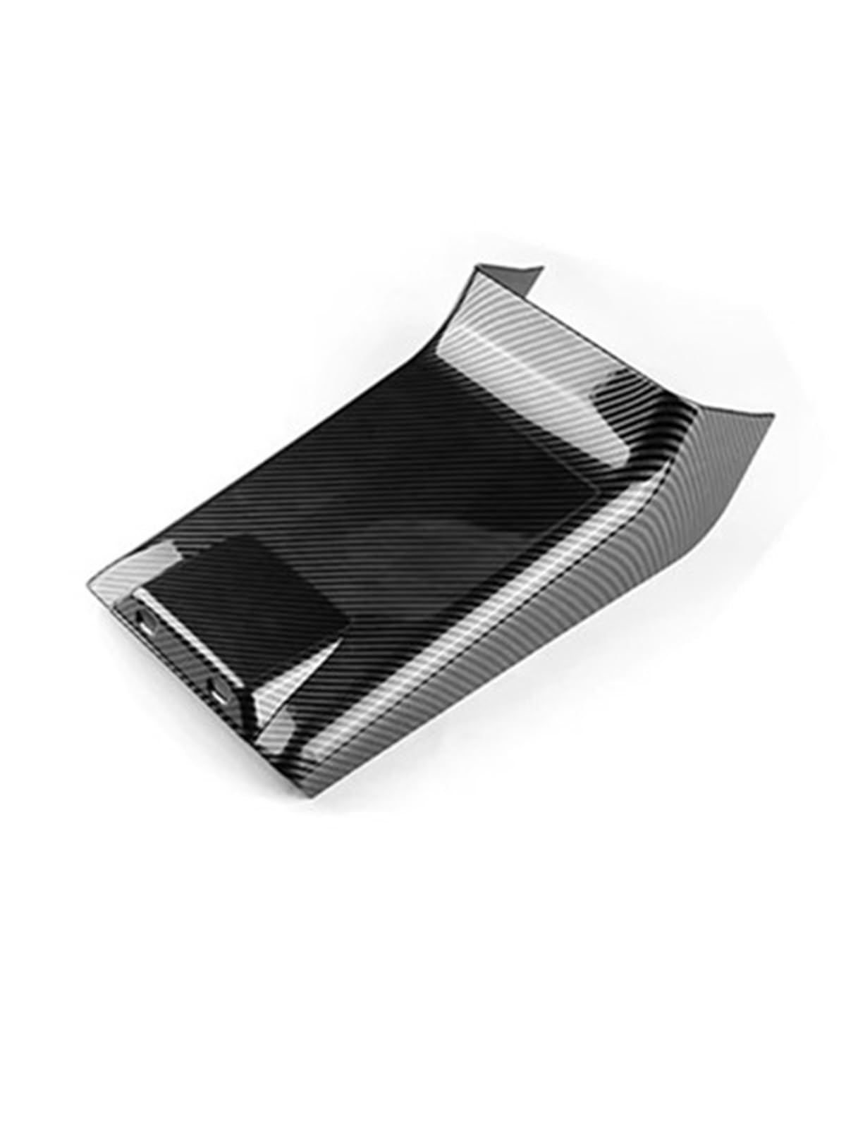 Decorative Stickers Compatible with Tesla for Model 3 for Highland for Model Y for Juniper Carbon Fiber Textured Cover for Car Steering Wheel Frame(Rear Lower Frame)