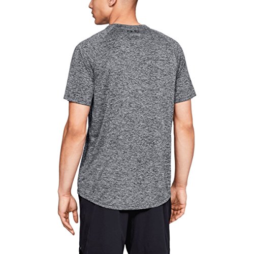 Under Armour Men's Tech 2.0 Short-Sleeve T-Shirt , Gray (002)/Black, Large - Image 2