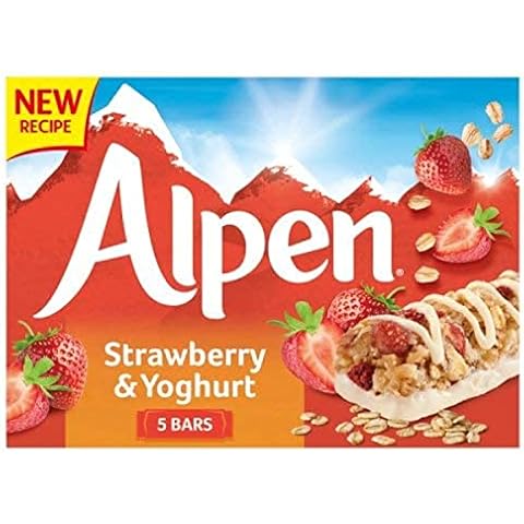 Alpen - Strawberry & Yogurt Cereal Bars - 145g Cover