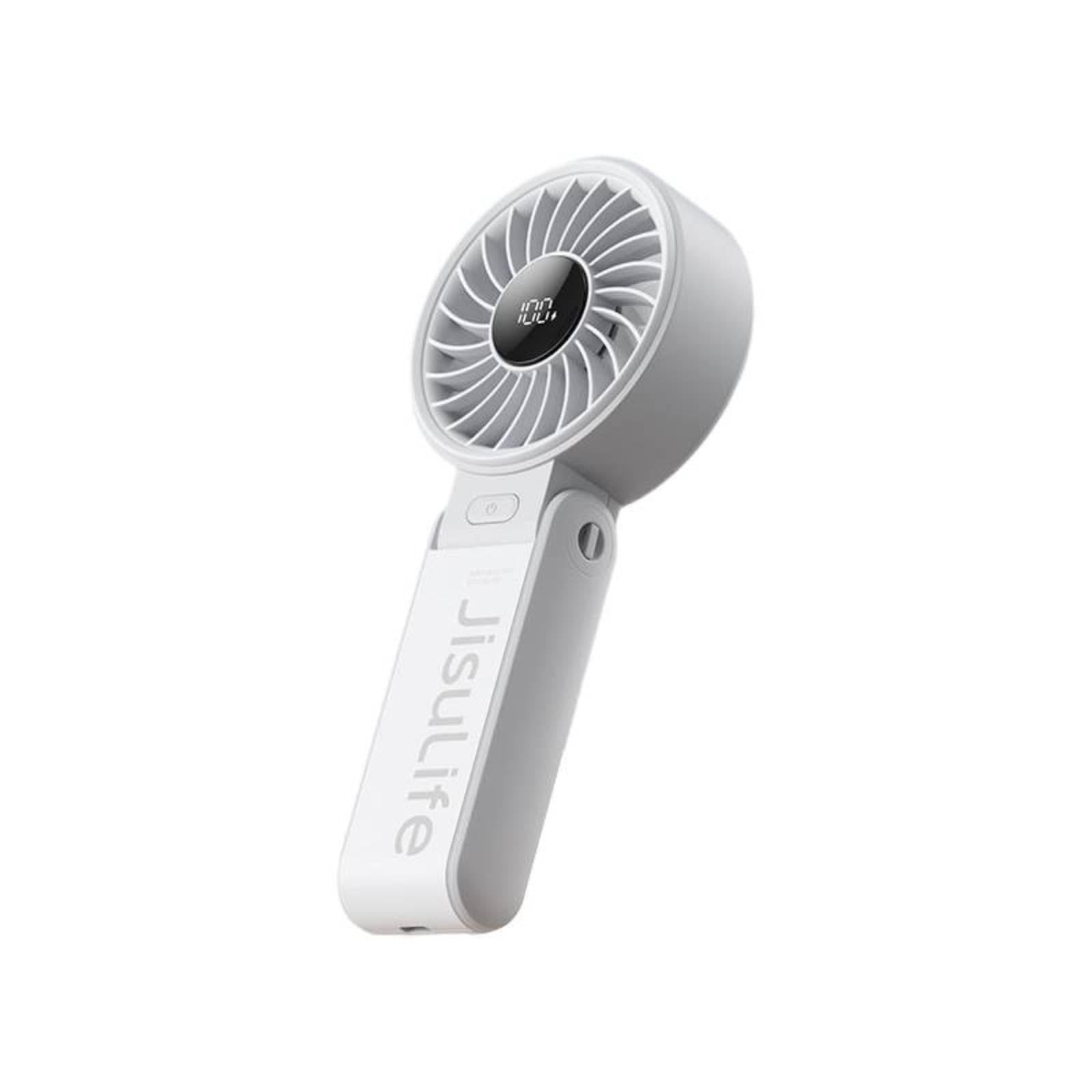 CALANDIS USB Recharge-Capable Wearable Fan 5000mAh Foldable Wearable Fan Strong Wind Personal Cooling for Travel, Outdoor Gray 5000mah | Portable Fans | Heating Cooling & Air | Home Improvement-image-49